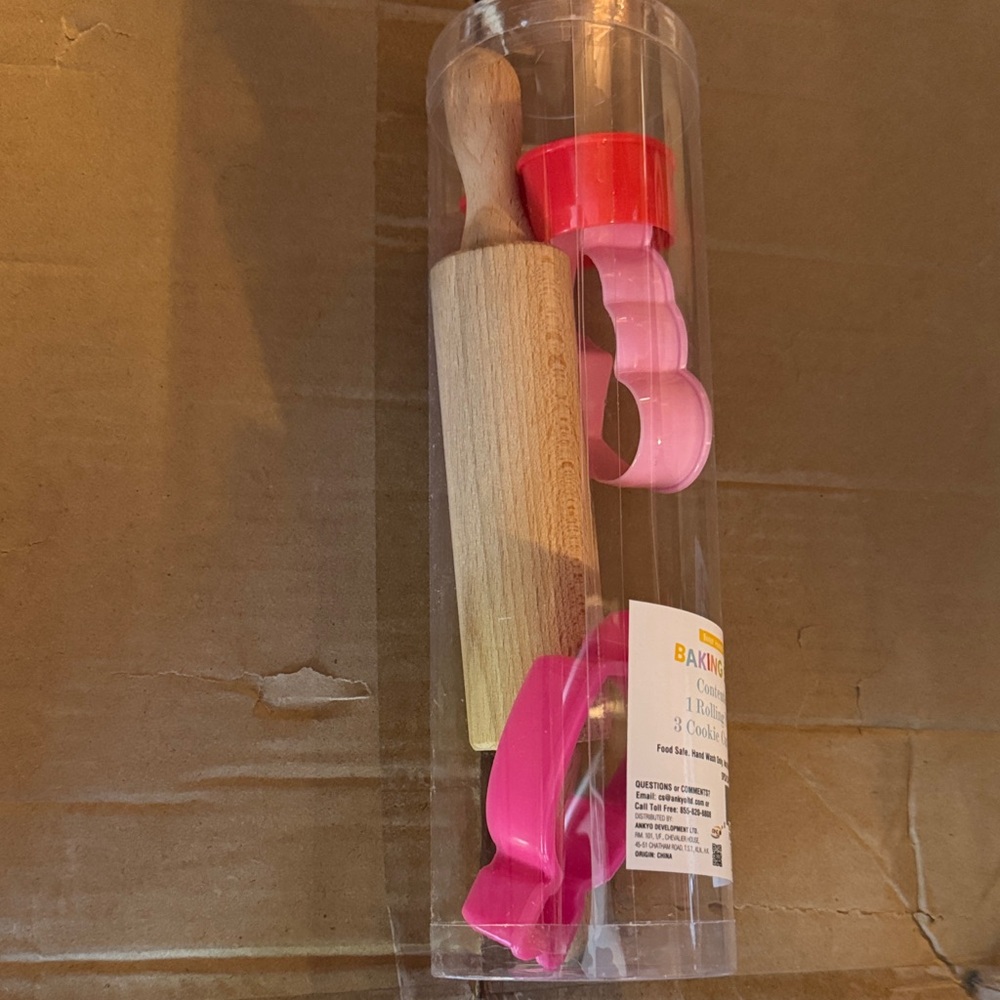 Baking Tool Set with Rolling Pin and Cutters
